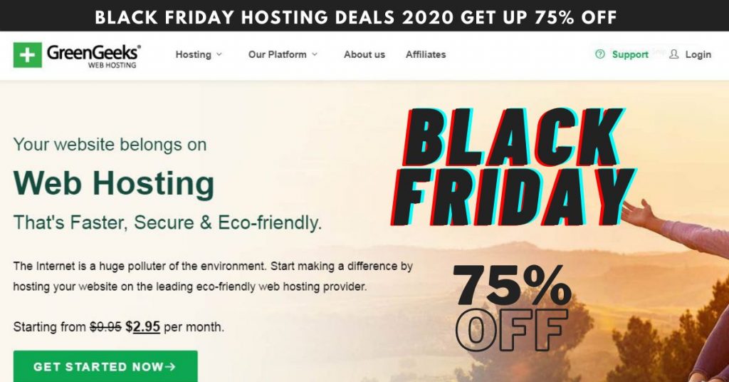 GreenGeeks Black Friday Hosting Deals