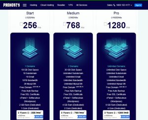 prohosty cloud hosting